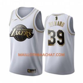 Maillot NBA Los Angeles Lakers Dwight Howard 39 Nike 2019-20 Blanc Golden Edition Swingman - Homme